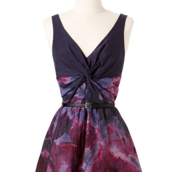 LELA ROSE Neiman Marcus Watercolor Cocktail Dress size 6 - Picture 5 of 7